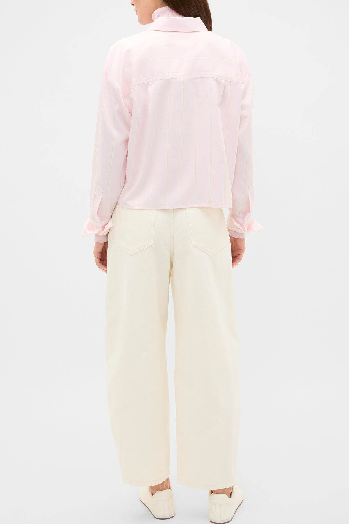Cotton Cropped Shirt