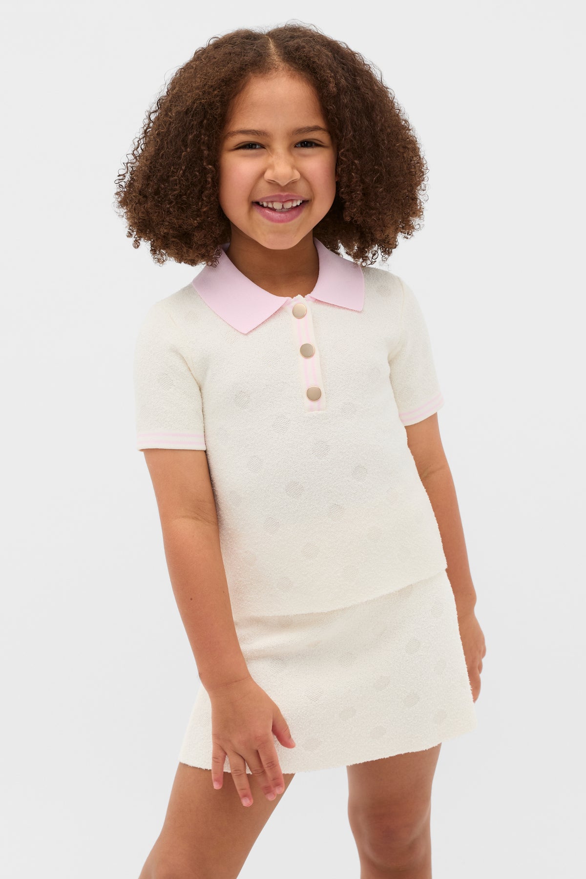 Spot Knit Polo