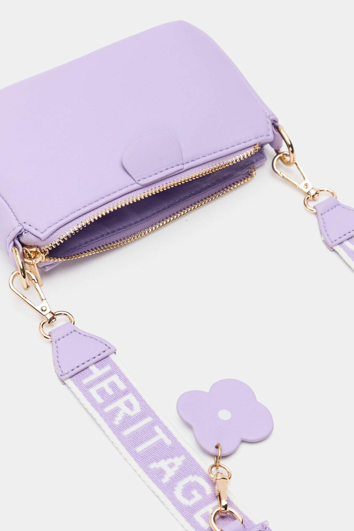 Quilted Flower Hybrid Cross Body Bag