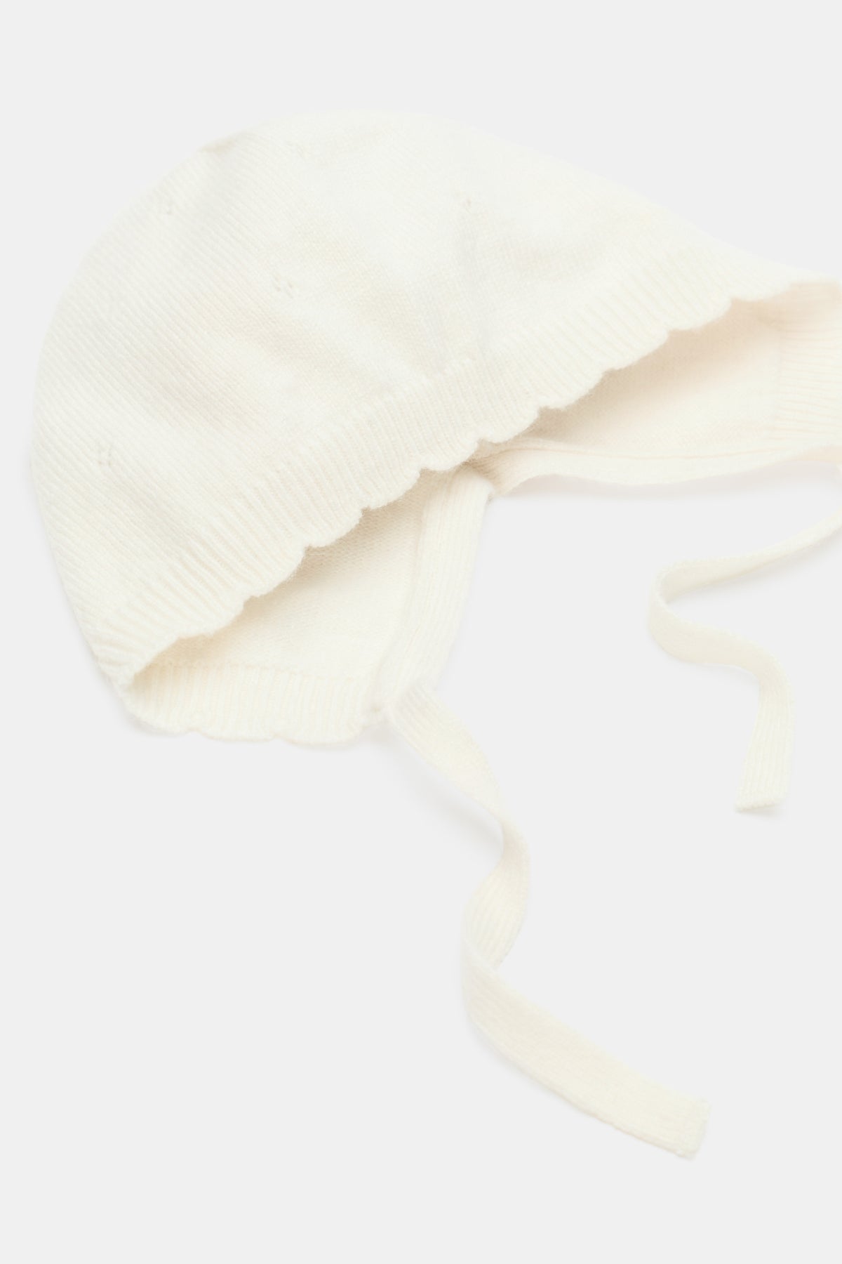 Pointelle Knit Bonnet
