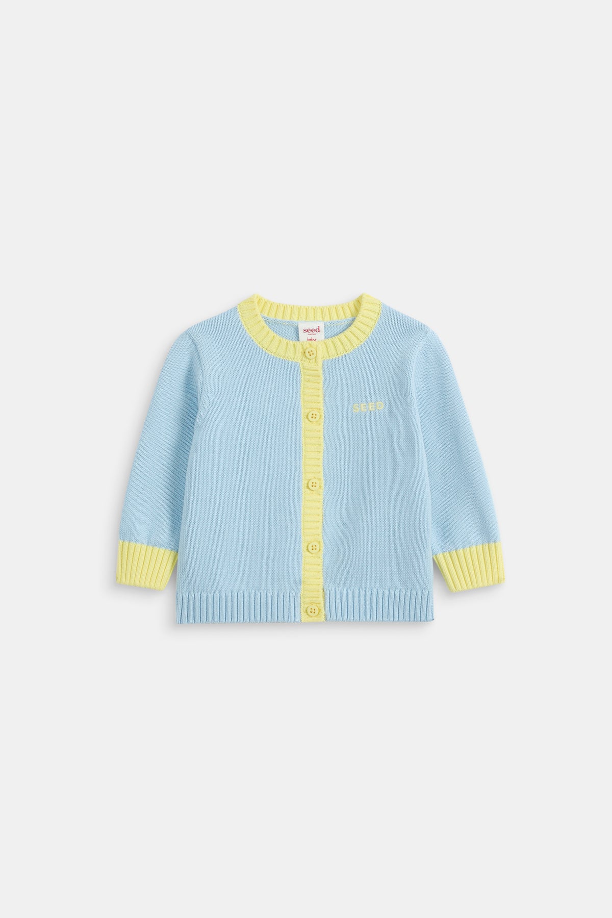 Colourblock Knit Cardigan