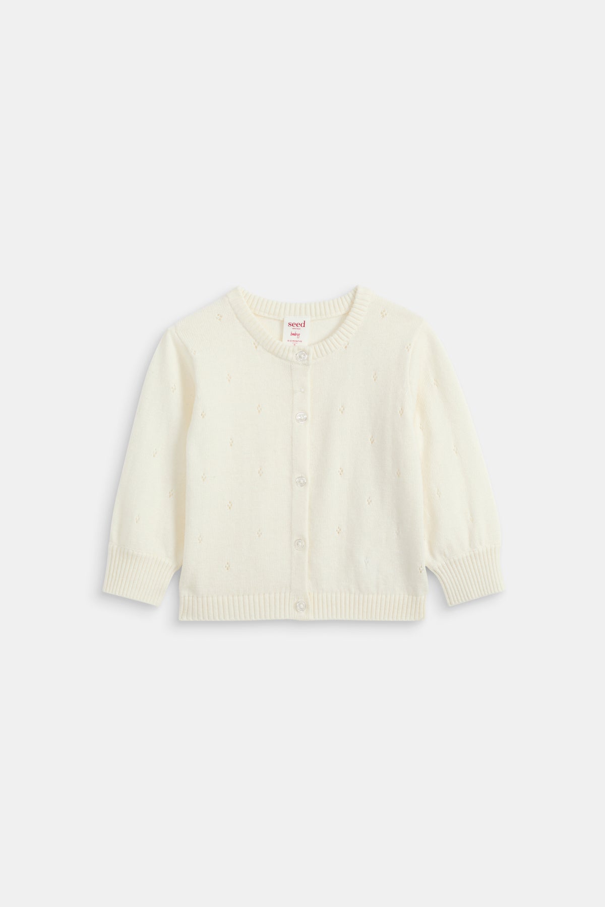 Pointelle Knit Cardigan