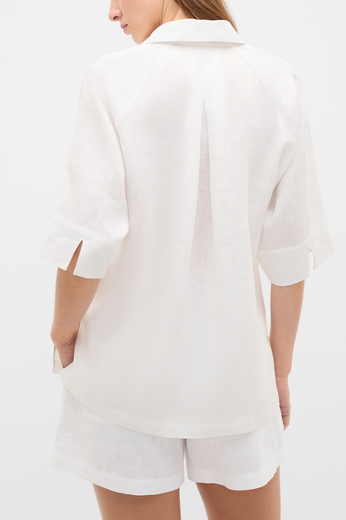Core Linen Half Placket Popover