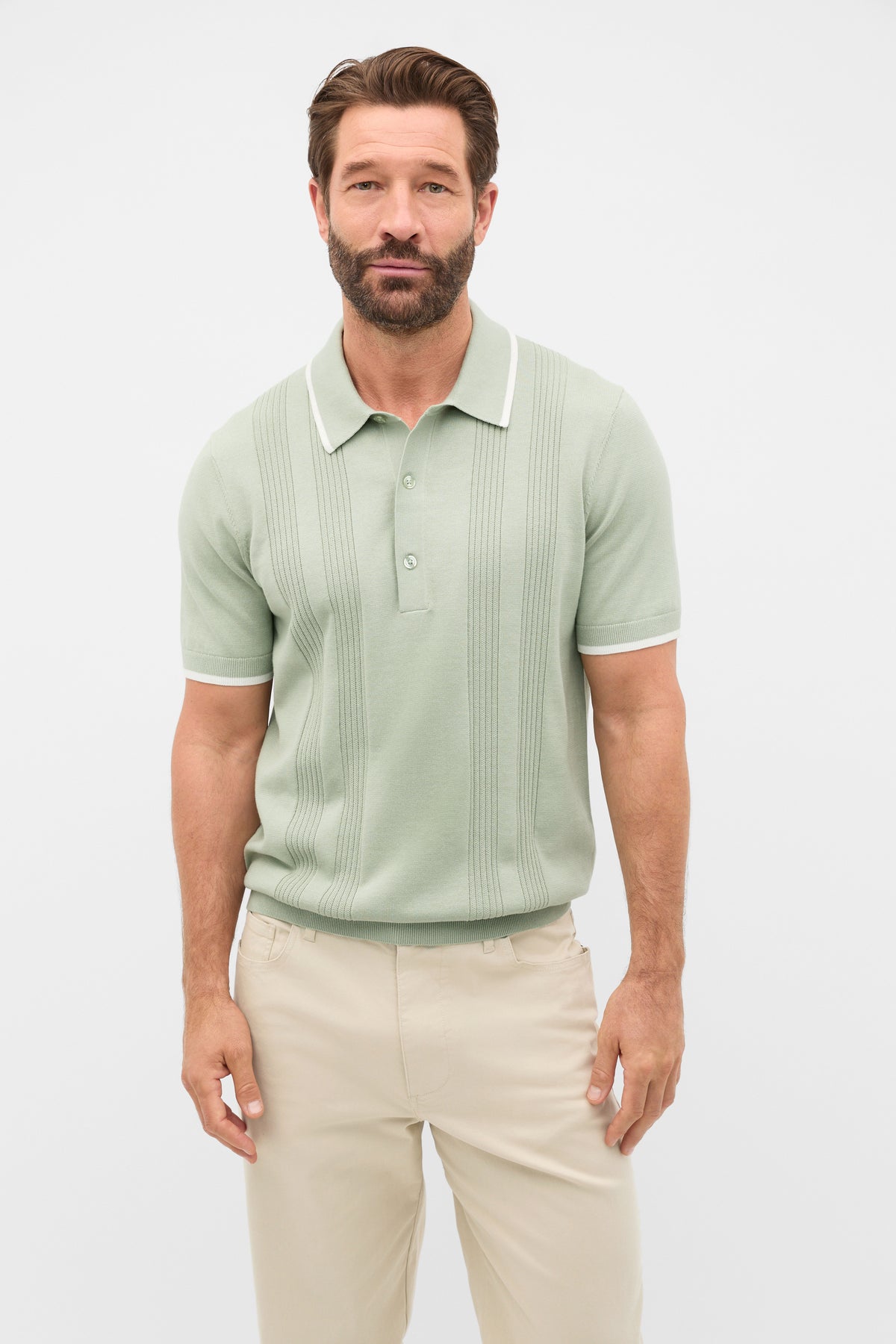 Cotton Rib Polo