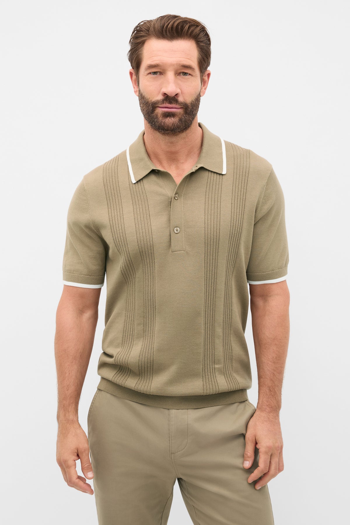 Cotton Rib Polo