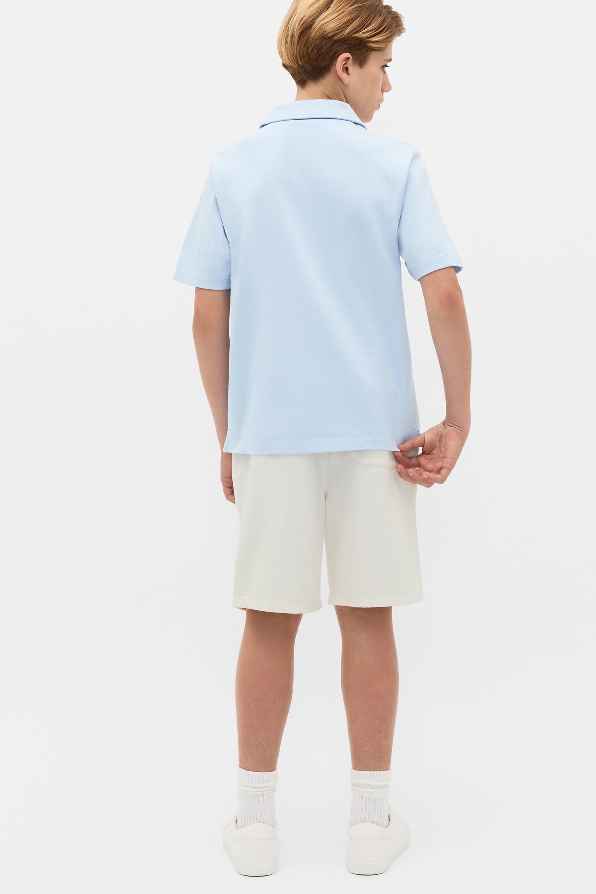 Knit Texture Trophy Polo Tee