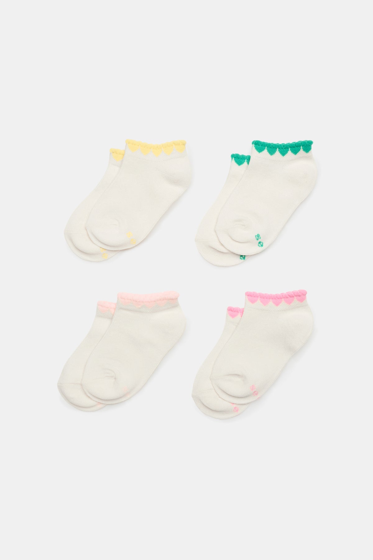 Heart Ankle Sock 4 Pack