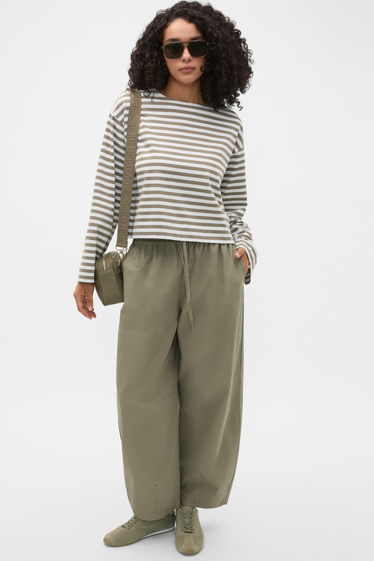 Boatneck Long Sleeve Top