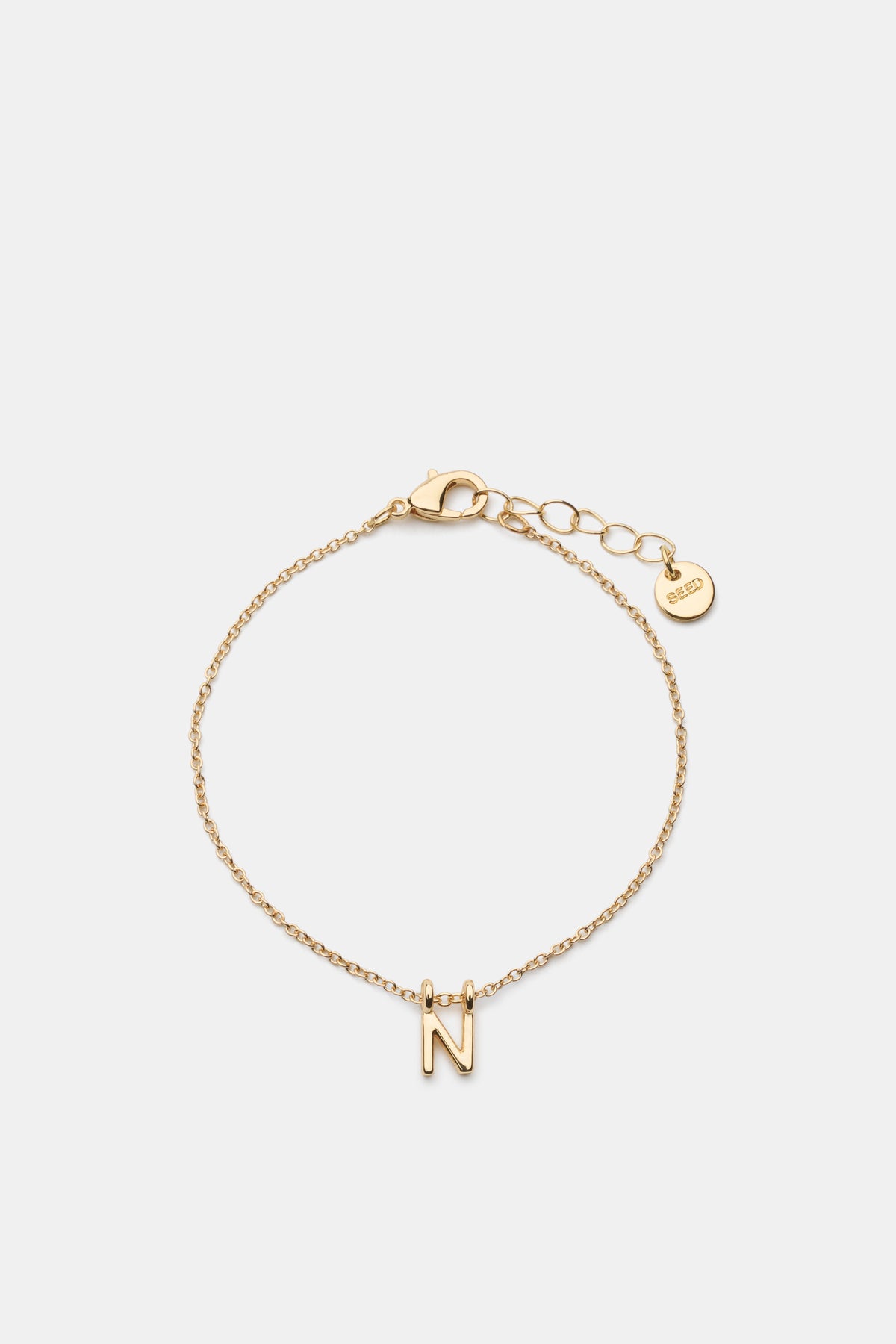 Gold Alphabet Bracelet