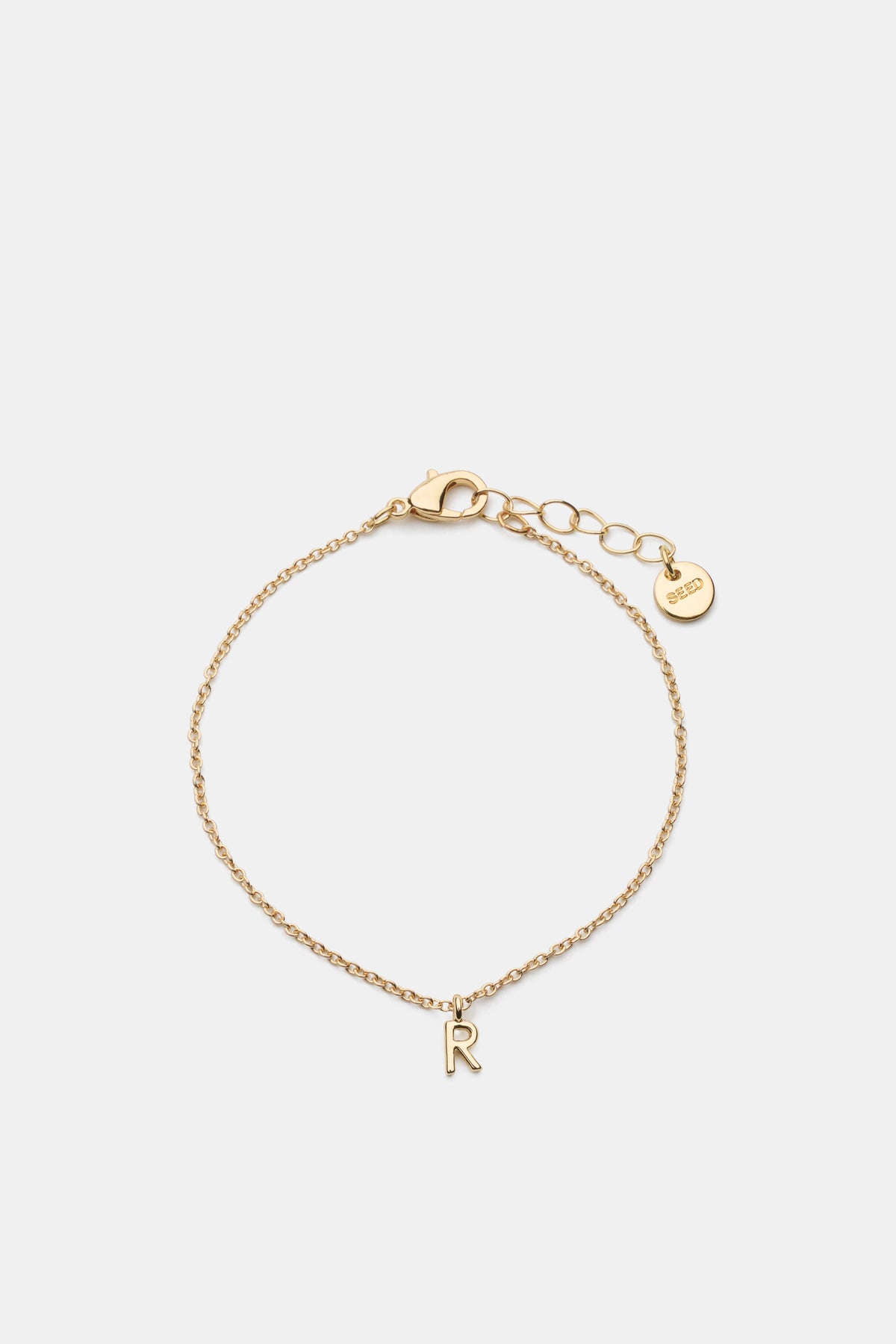 Gold Alphabet Bracelet