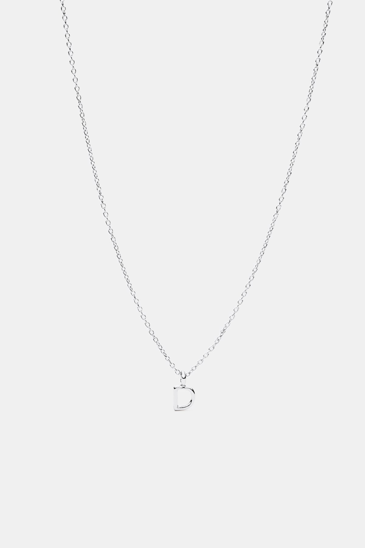 Silver Alphabet Necklace