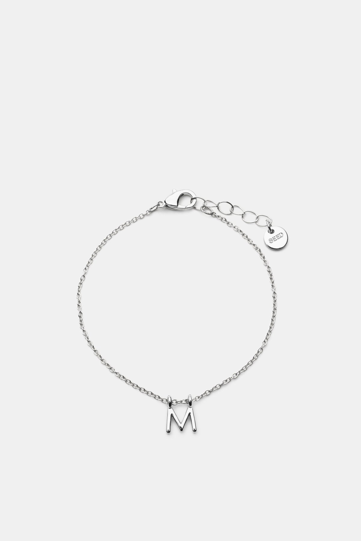 Silver Alphabet Bracelet