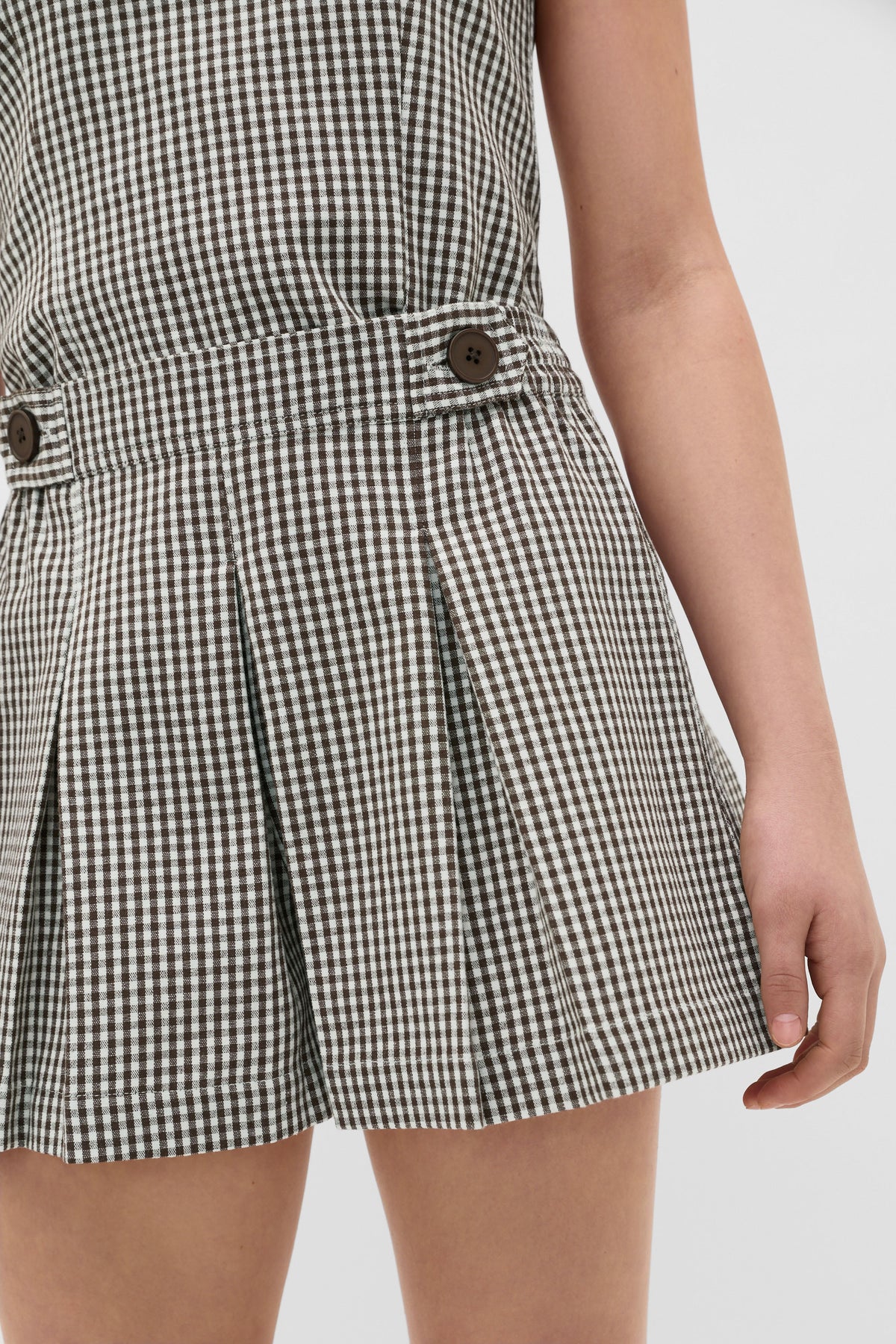 Gingham Short