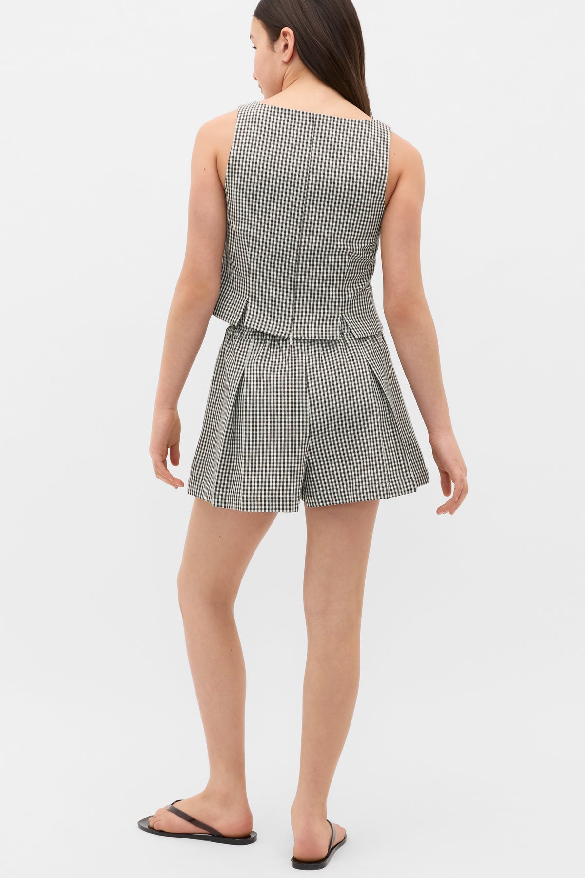 Gingham Short