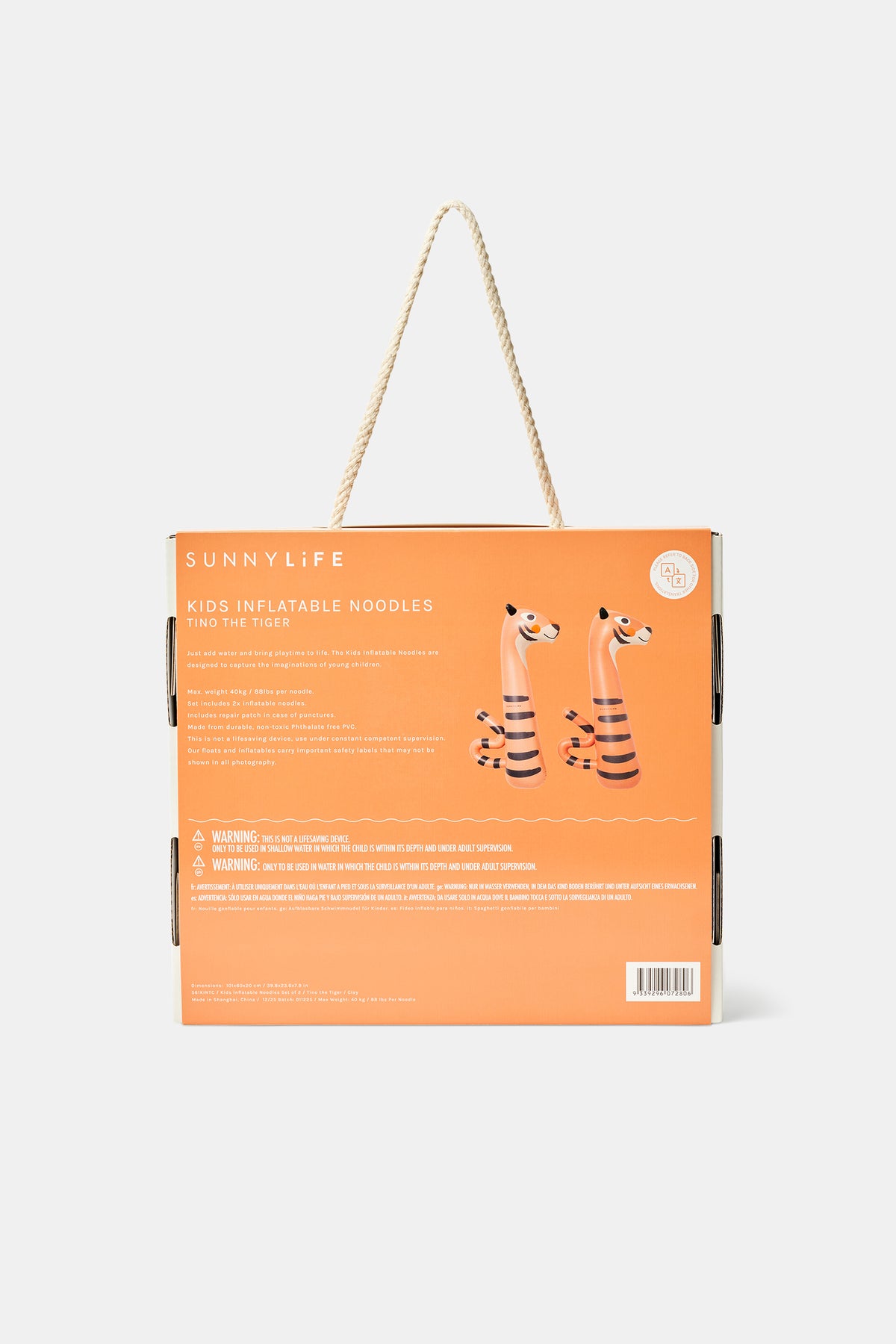 Sunnylife Kids Inflatable Noodle Tino The Tiger