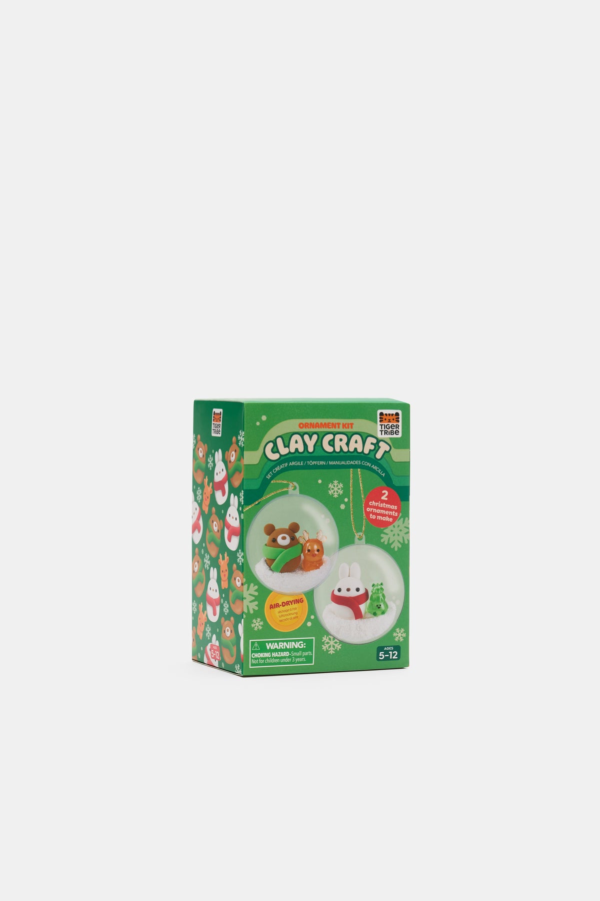 Tiger Tribe Clay Craft Ornament Kit Bear And Bunny