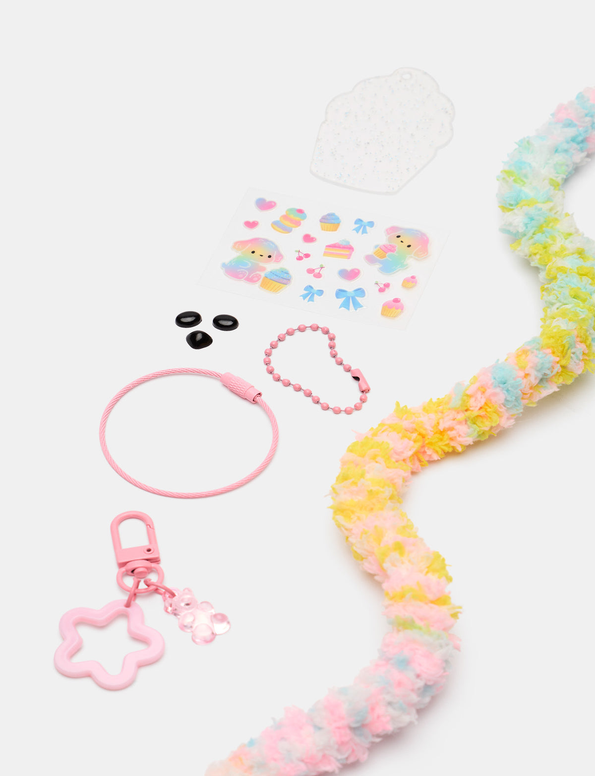 Tiger Tribe Bag Charm Kit Fluffy Dog