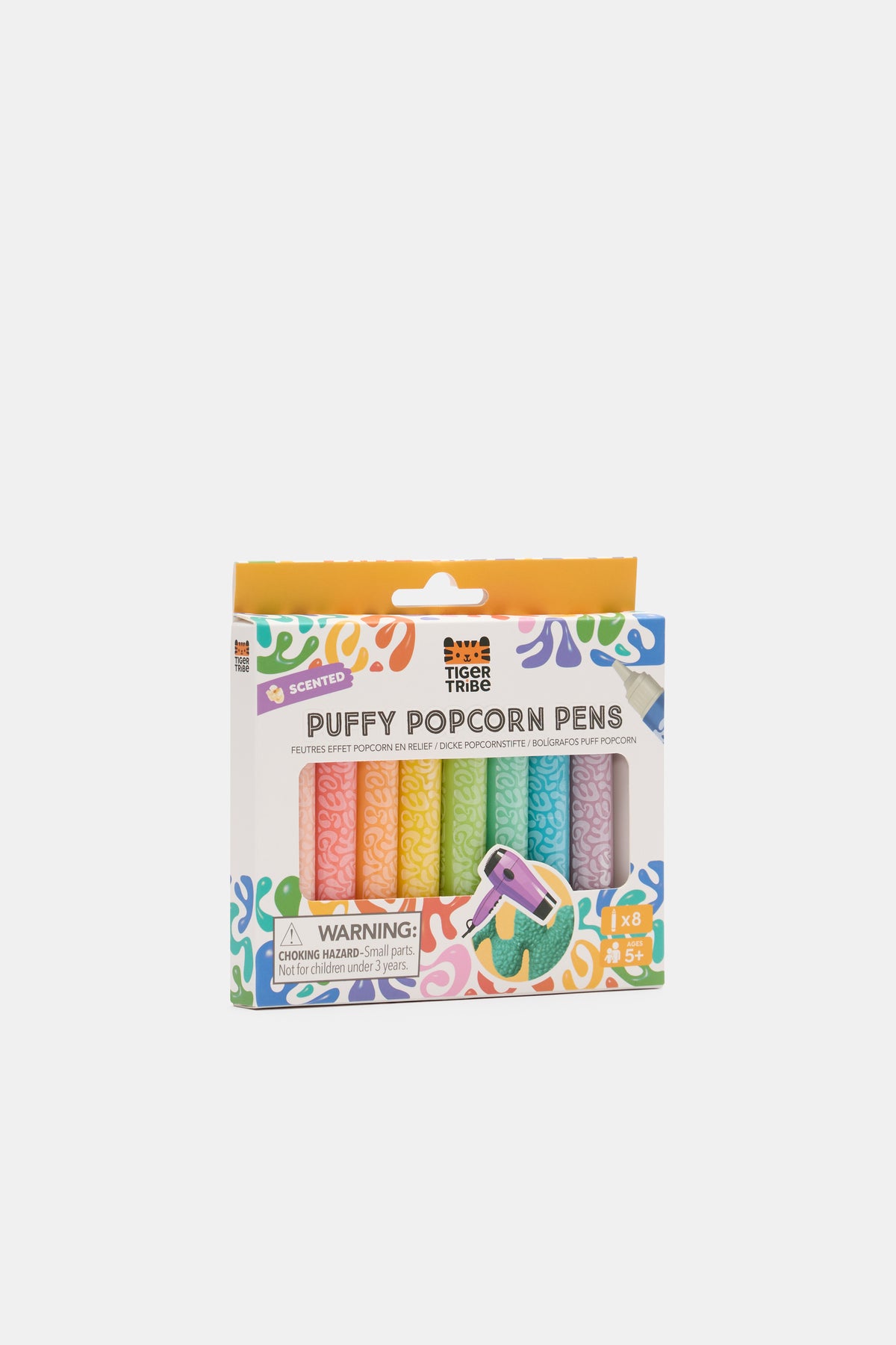 Tiger Tribe Puffy Popcorn Pens
