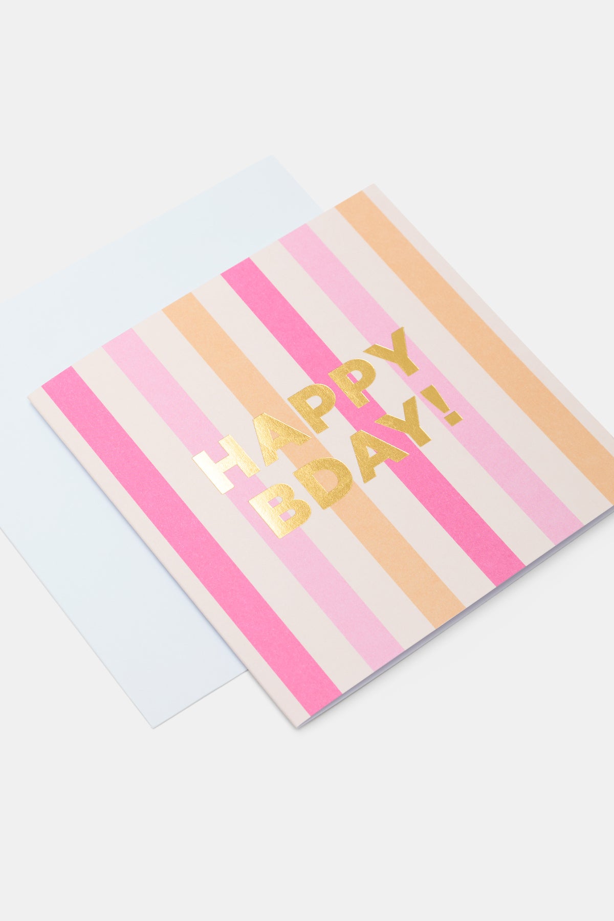 Happy Birthday Stripe Card