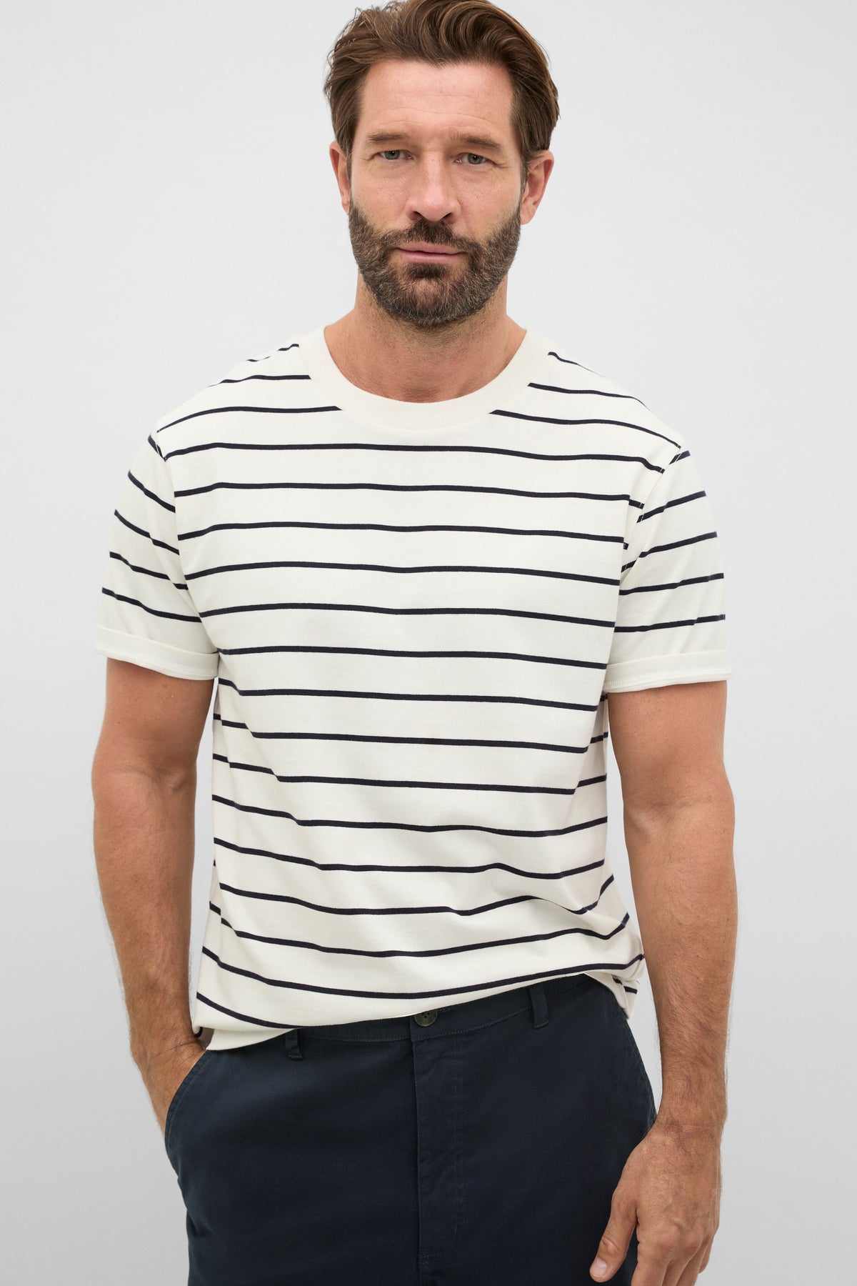 Stripe Crew Tee