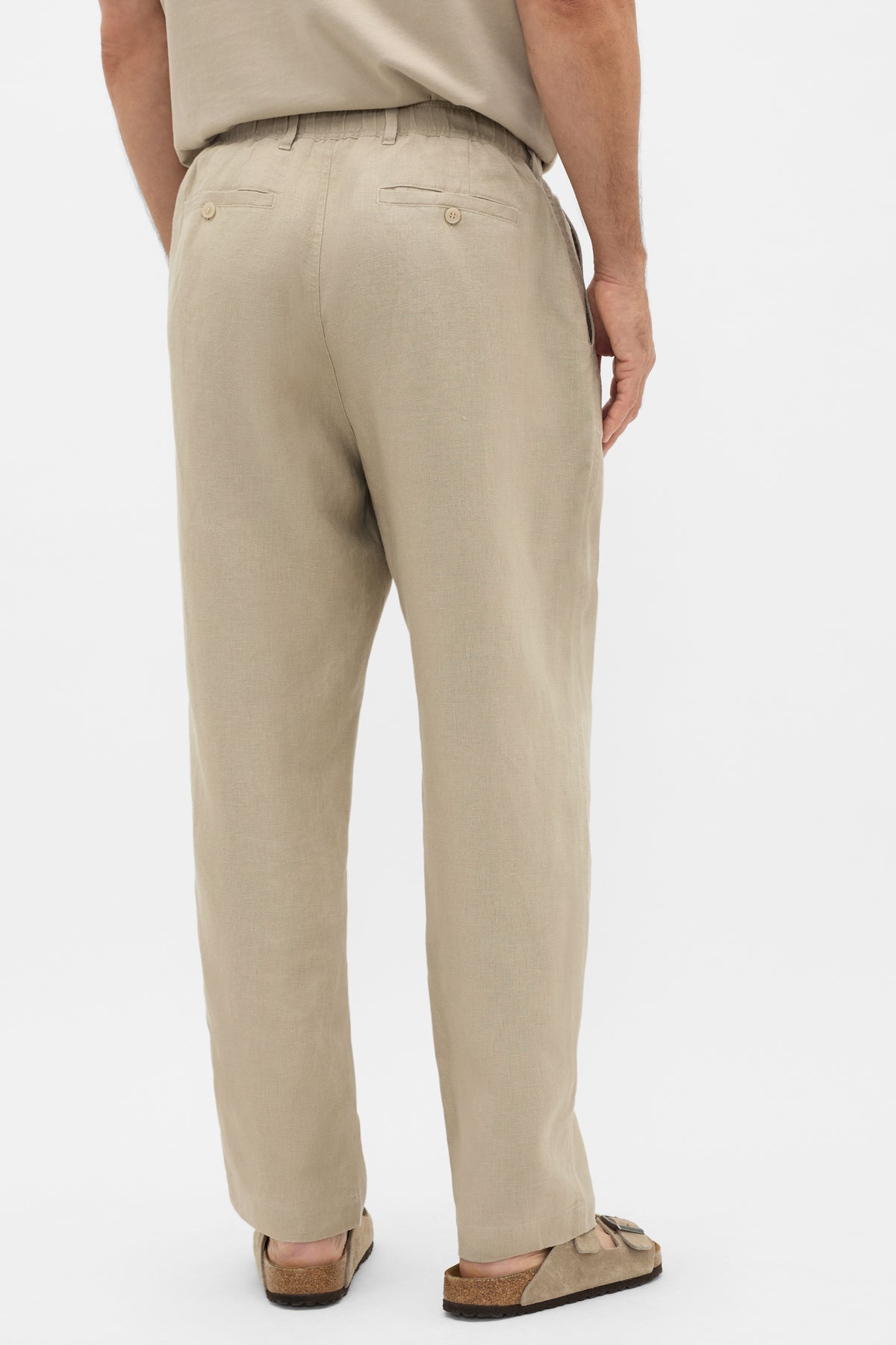 Pull On Linen Pant