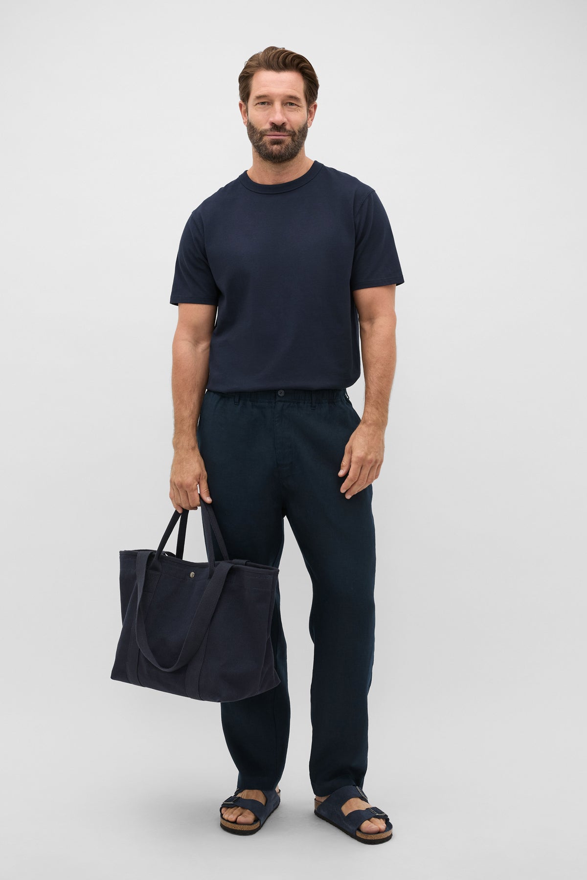 Pull On Linen Pant