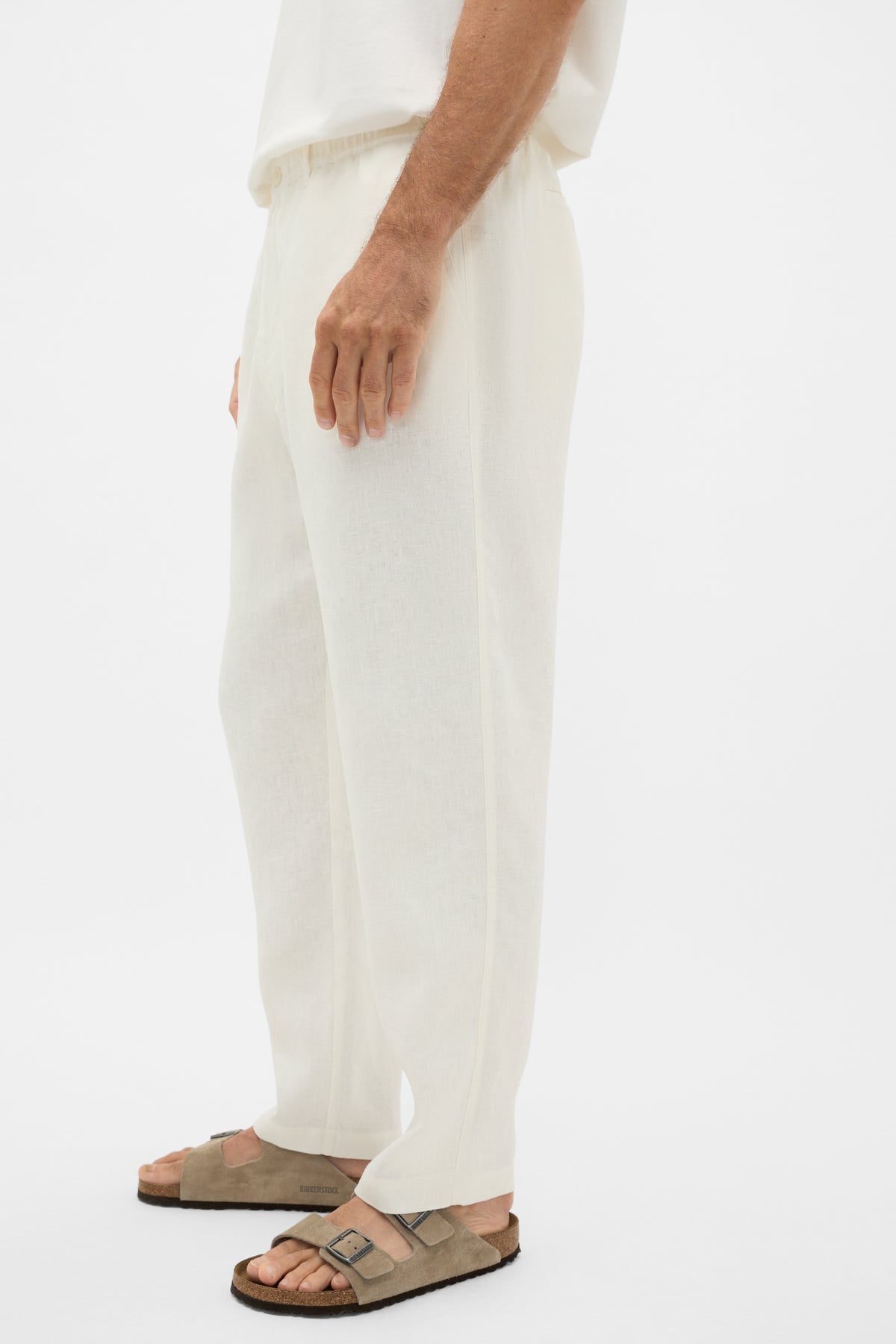 Pull On Linen Pant