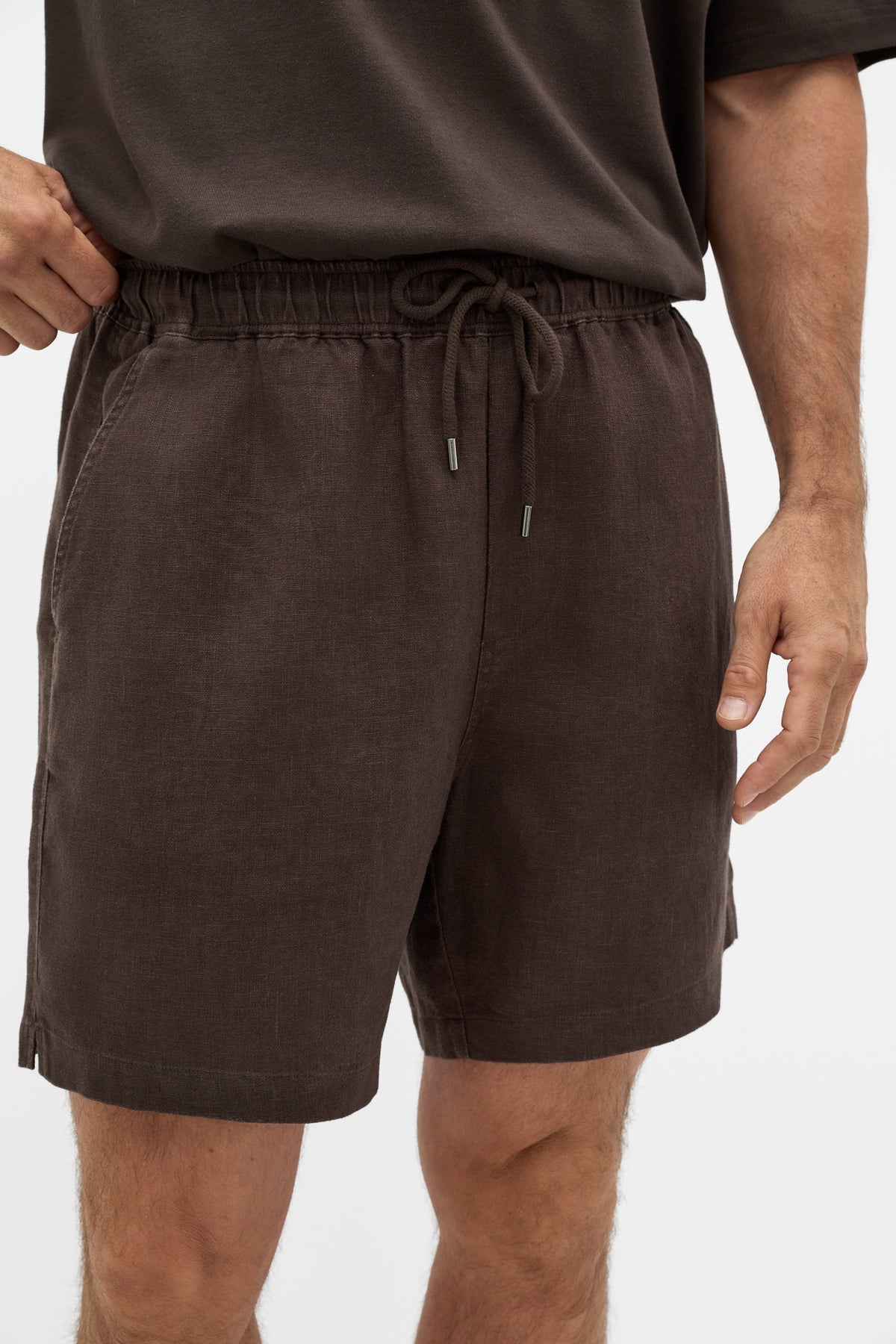 Pull On Linen Short
