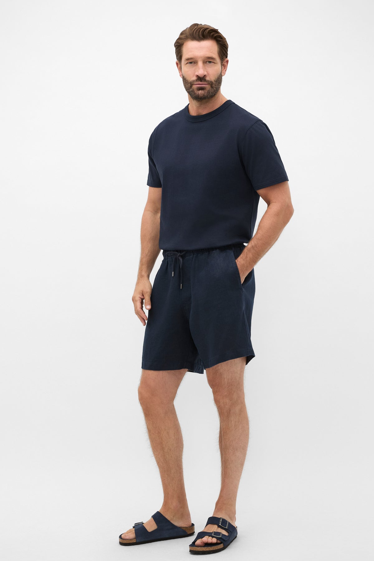 Pull On Linen Short