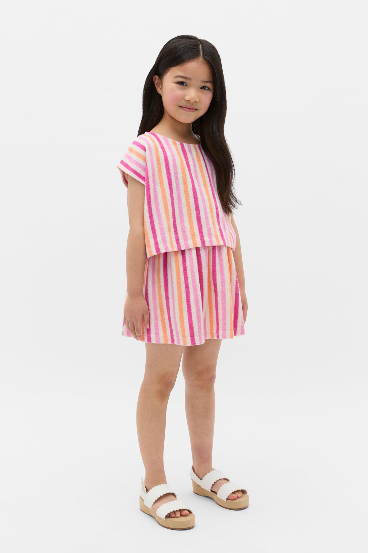 Stripe Terry Skirt