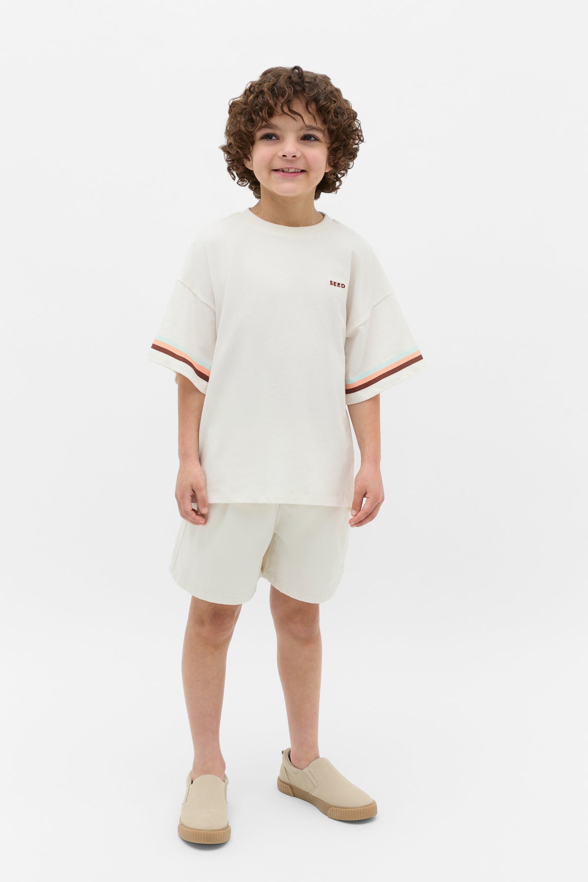 Stripe Sleeve Tee
