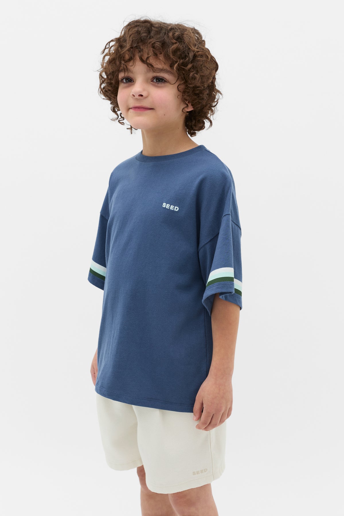 Stripe Sleeve Tee
