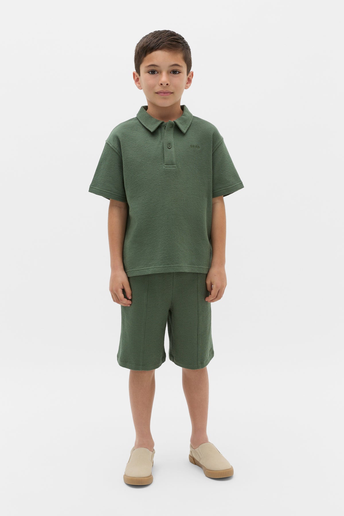 Texture Knit Polo