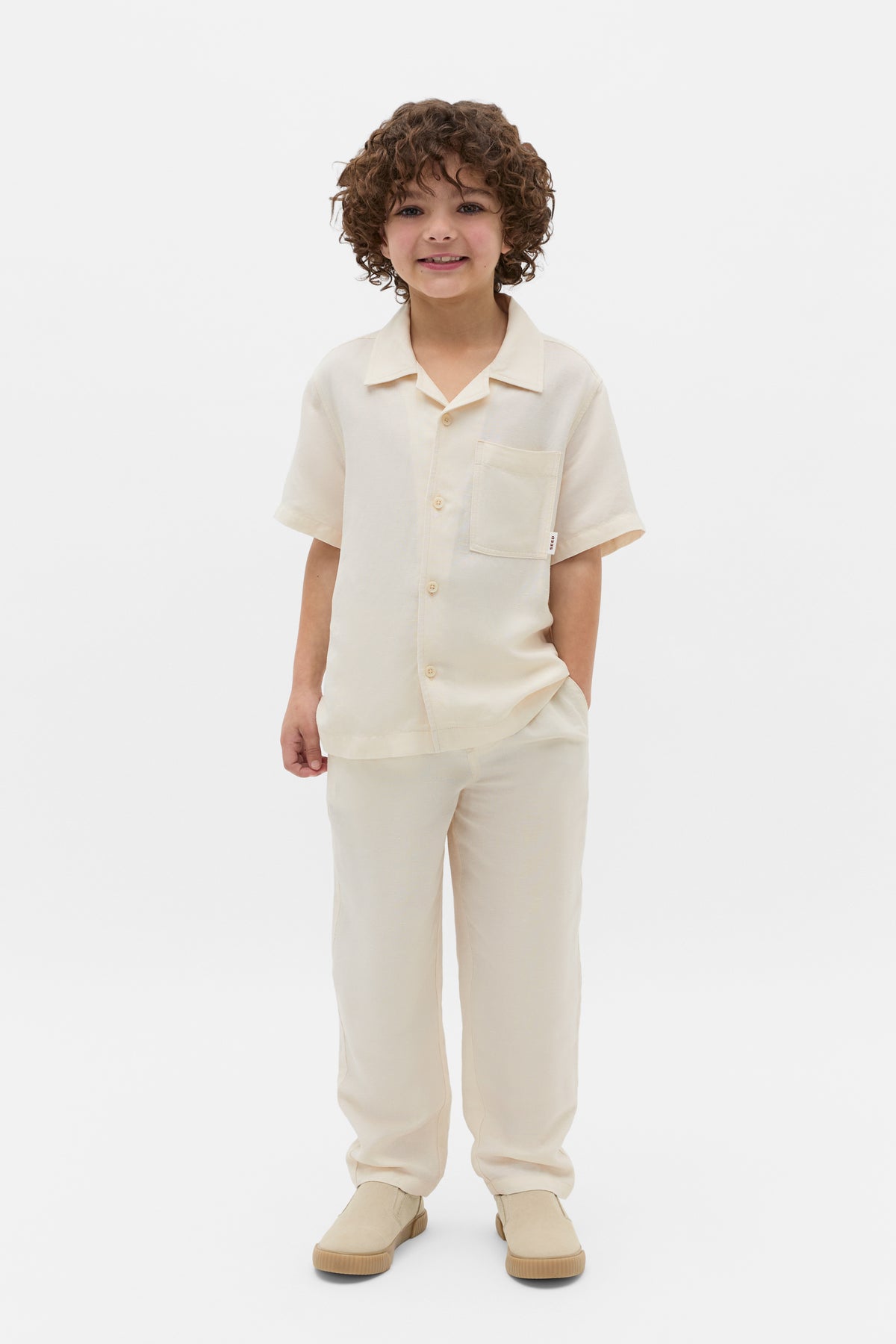 Relaxed Pull On Pant