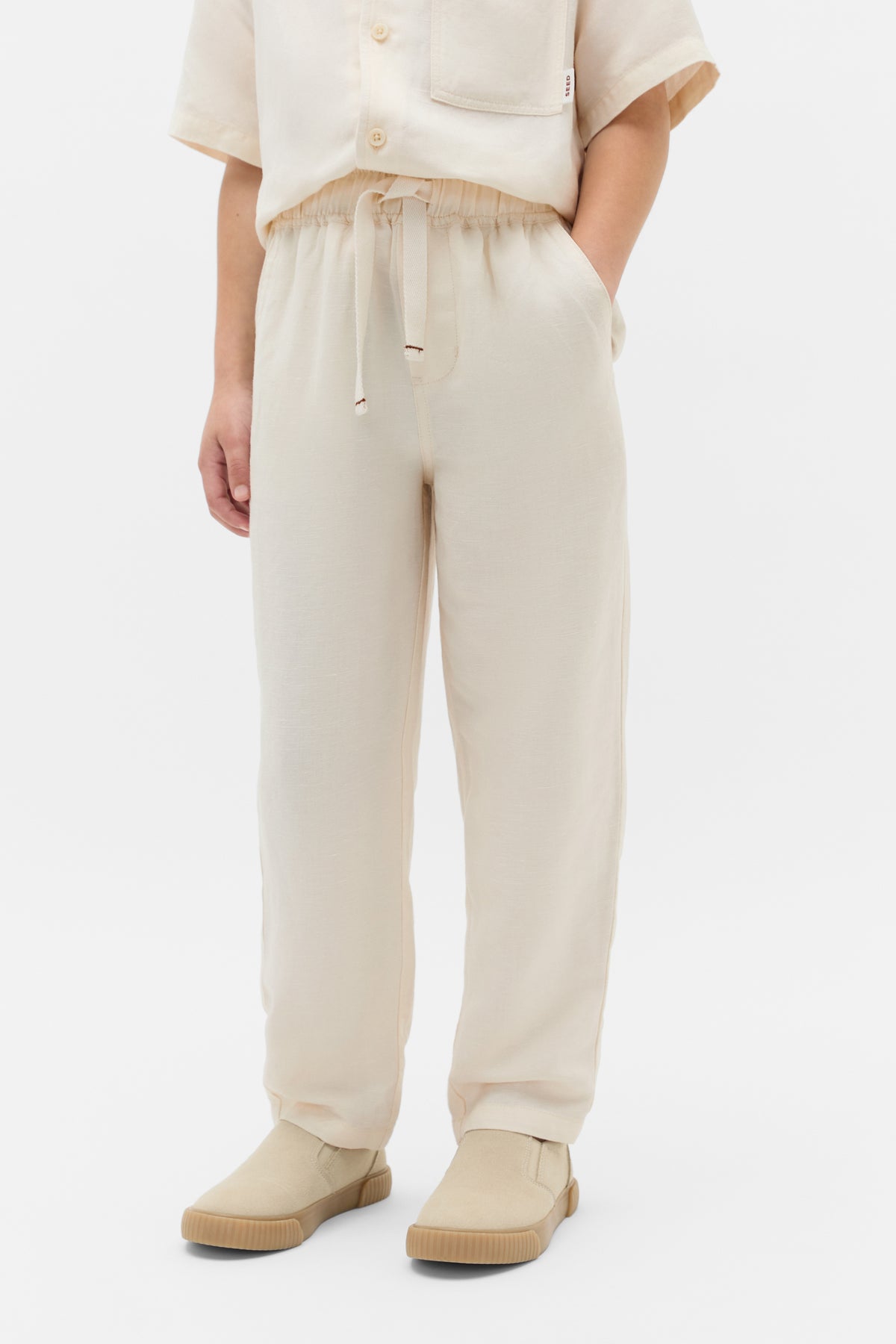 Relaxed Pull On Pant