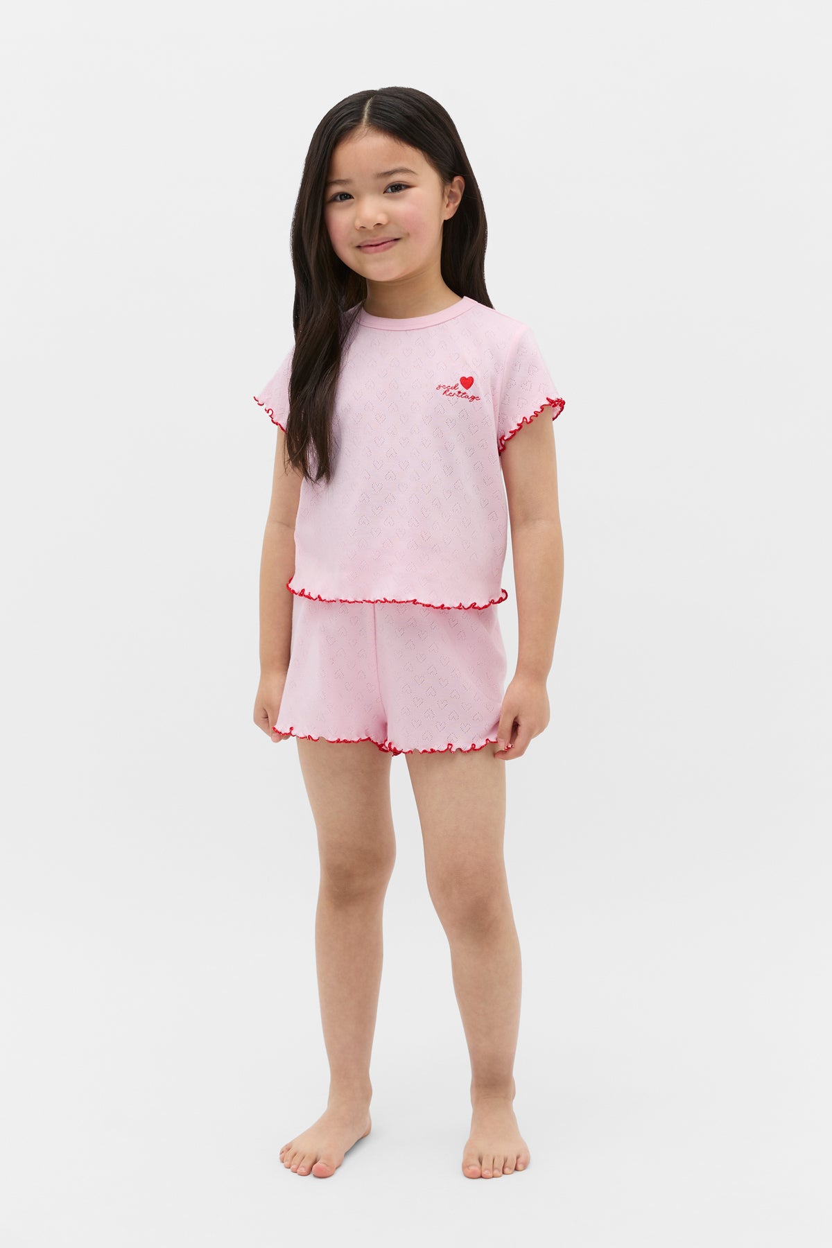 Heart Pointelle Pyjama