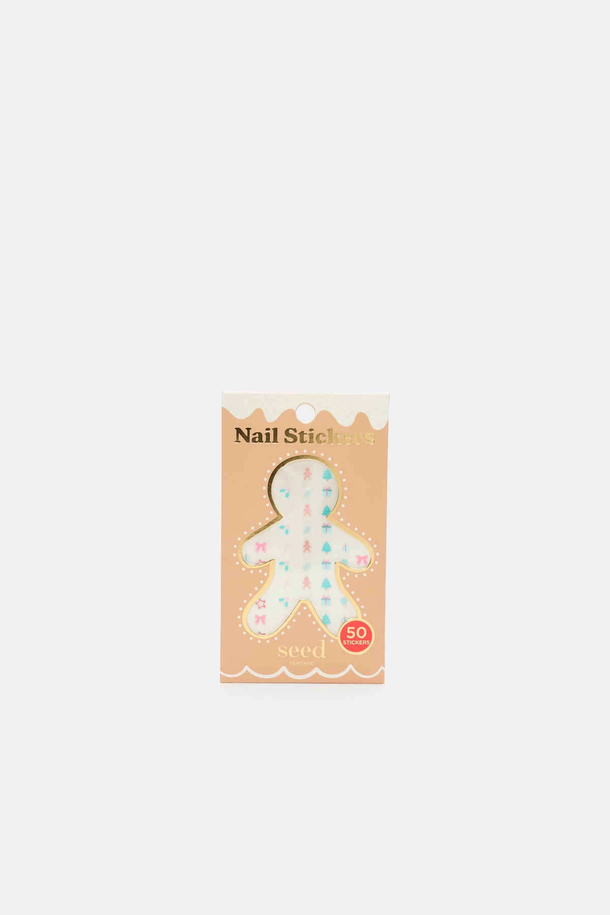 Gingerbread Nail Stickers