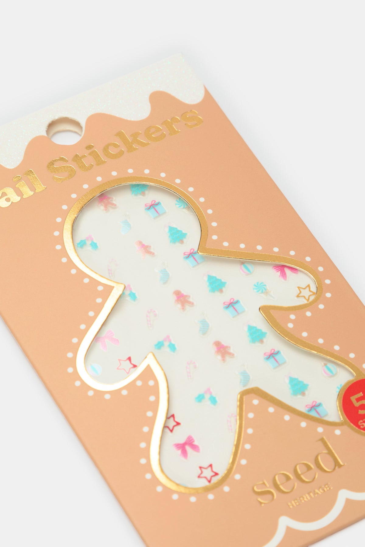 Gingerbread Nail Stickers