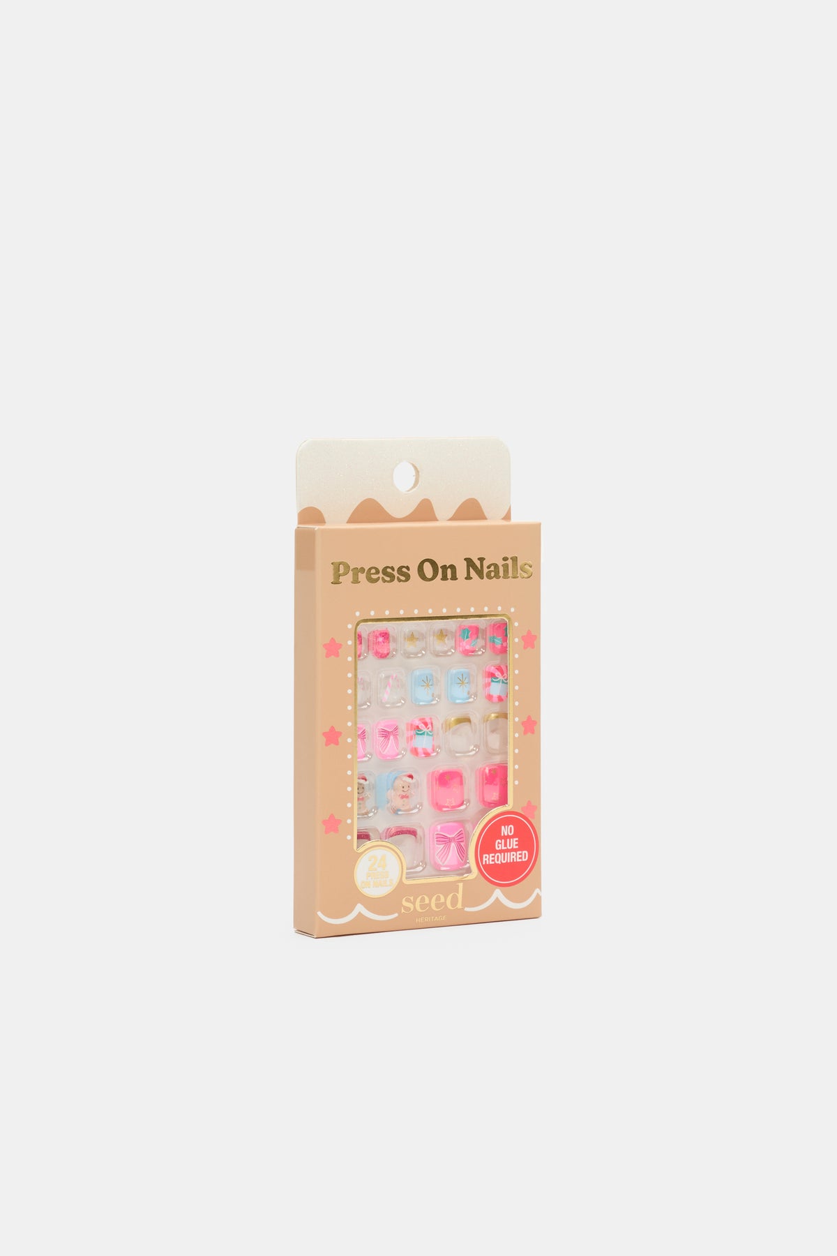 Gingerbread Press On Nails
