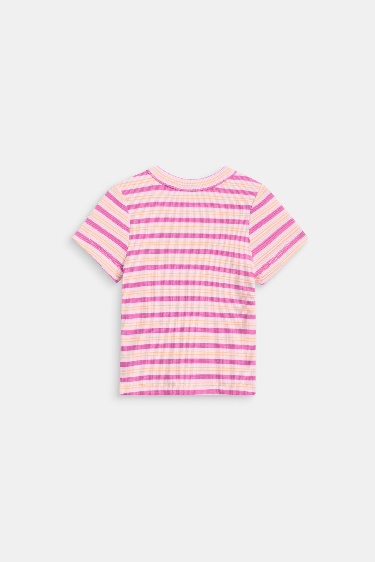 Stripe Logo Rib Tee