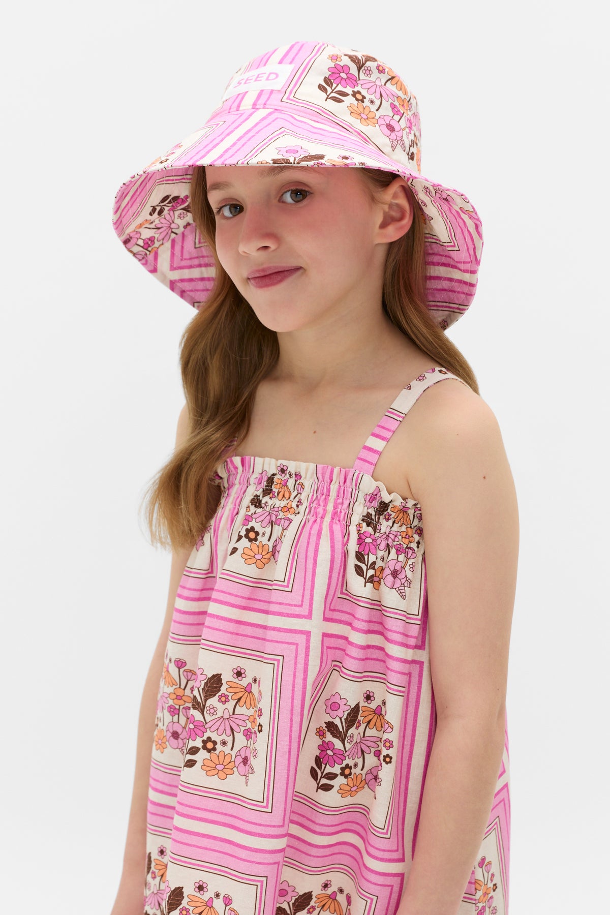 Scarf Print Hat