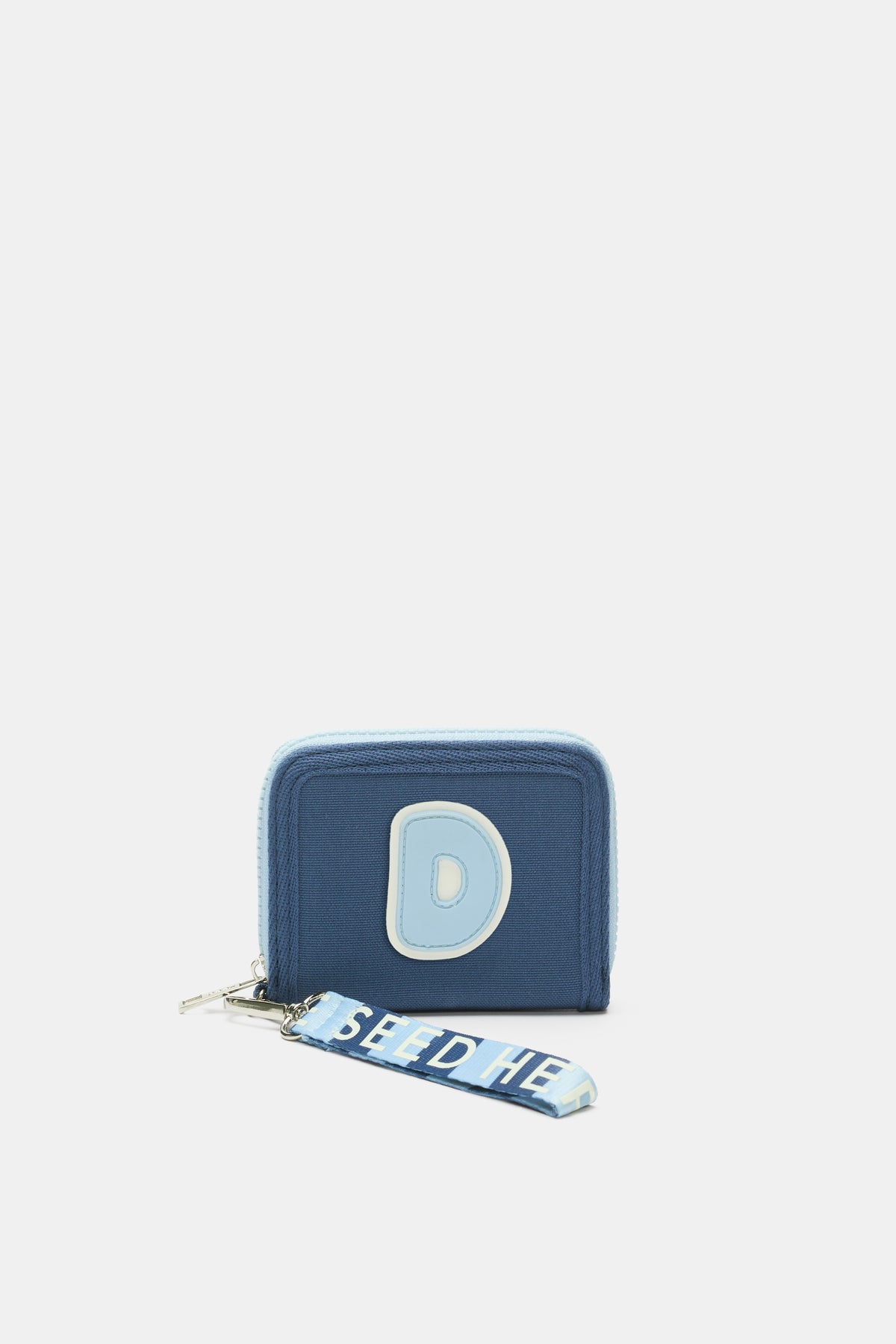 Stripe Strap Initial Wallet