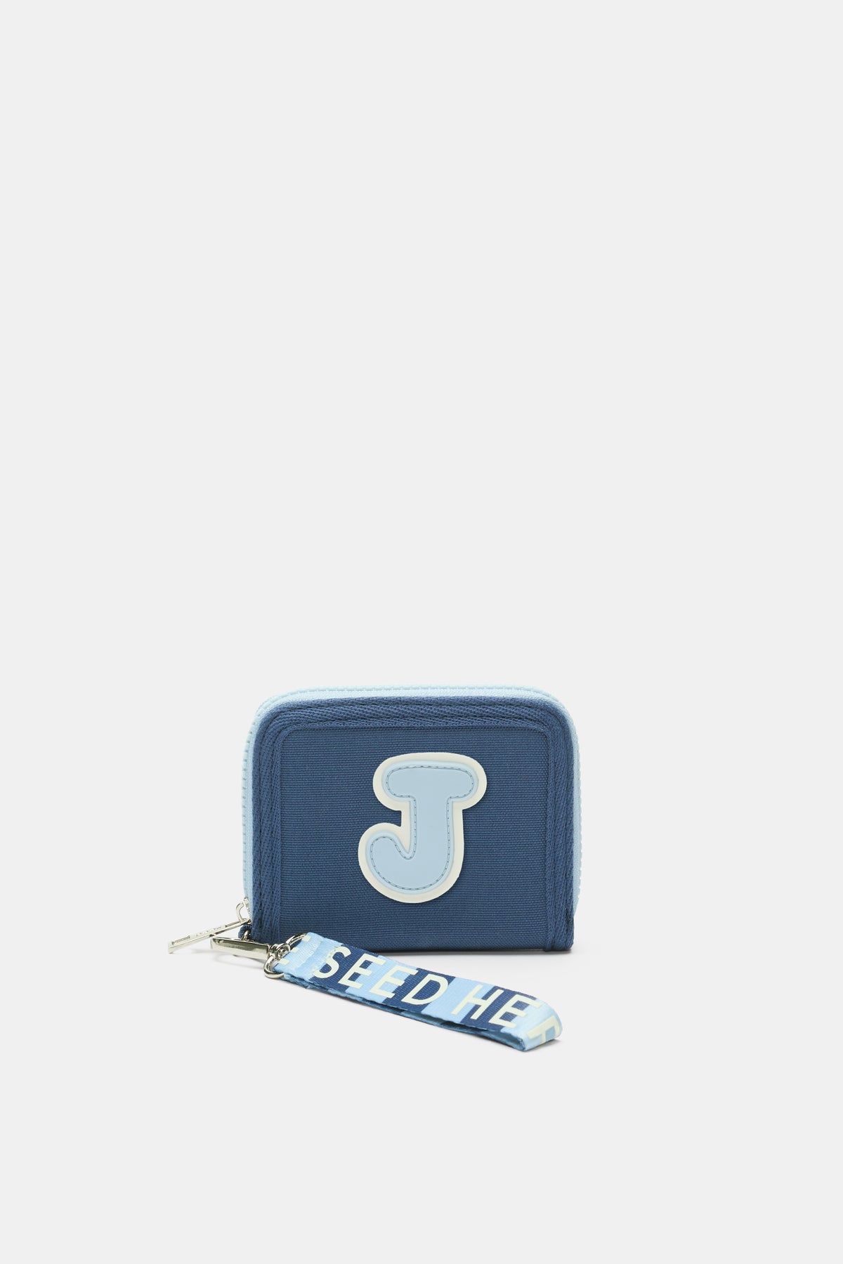 Stripe Strap Initial Wallet