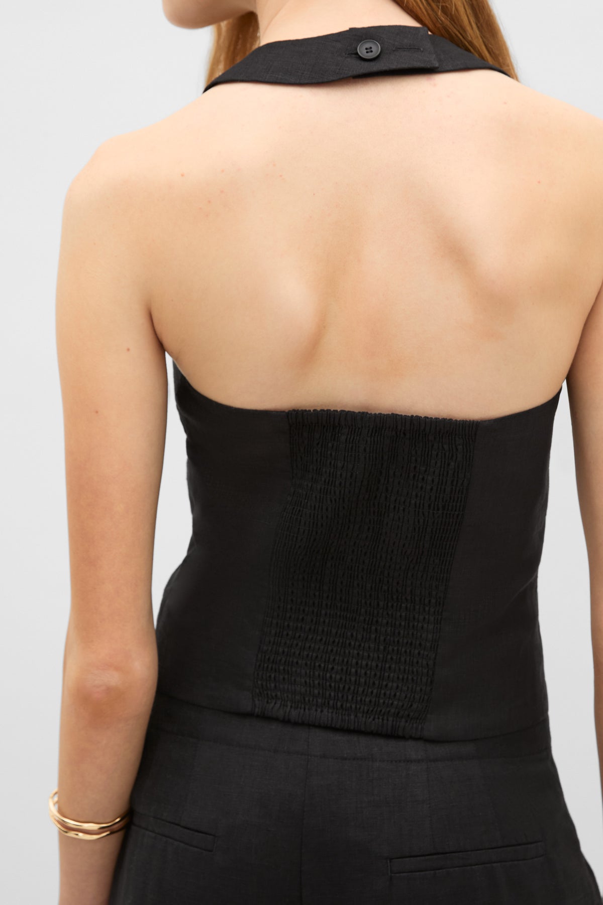 Linen Halter Top