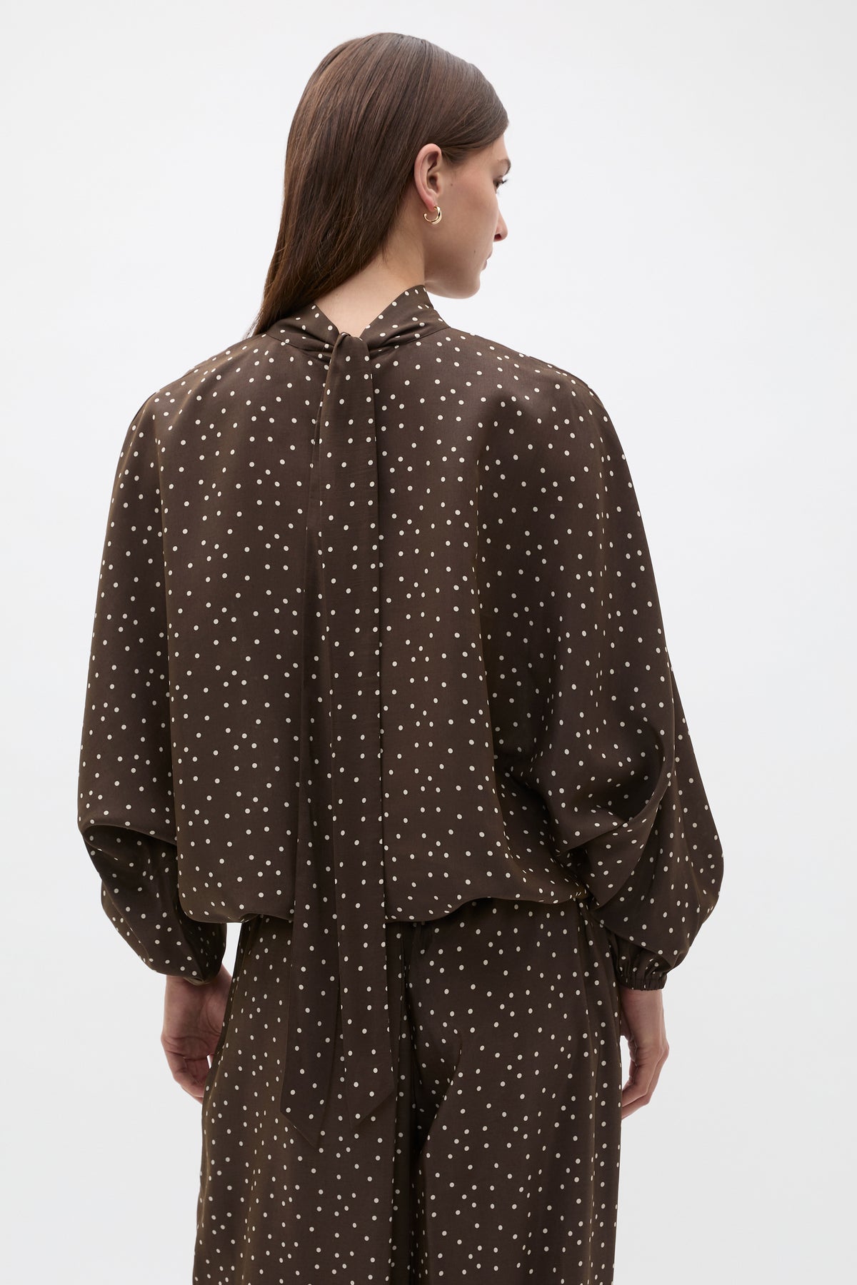 Spot Print Blouse