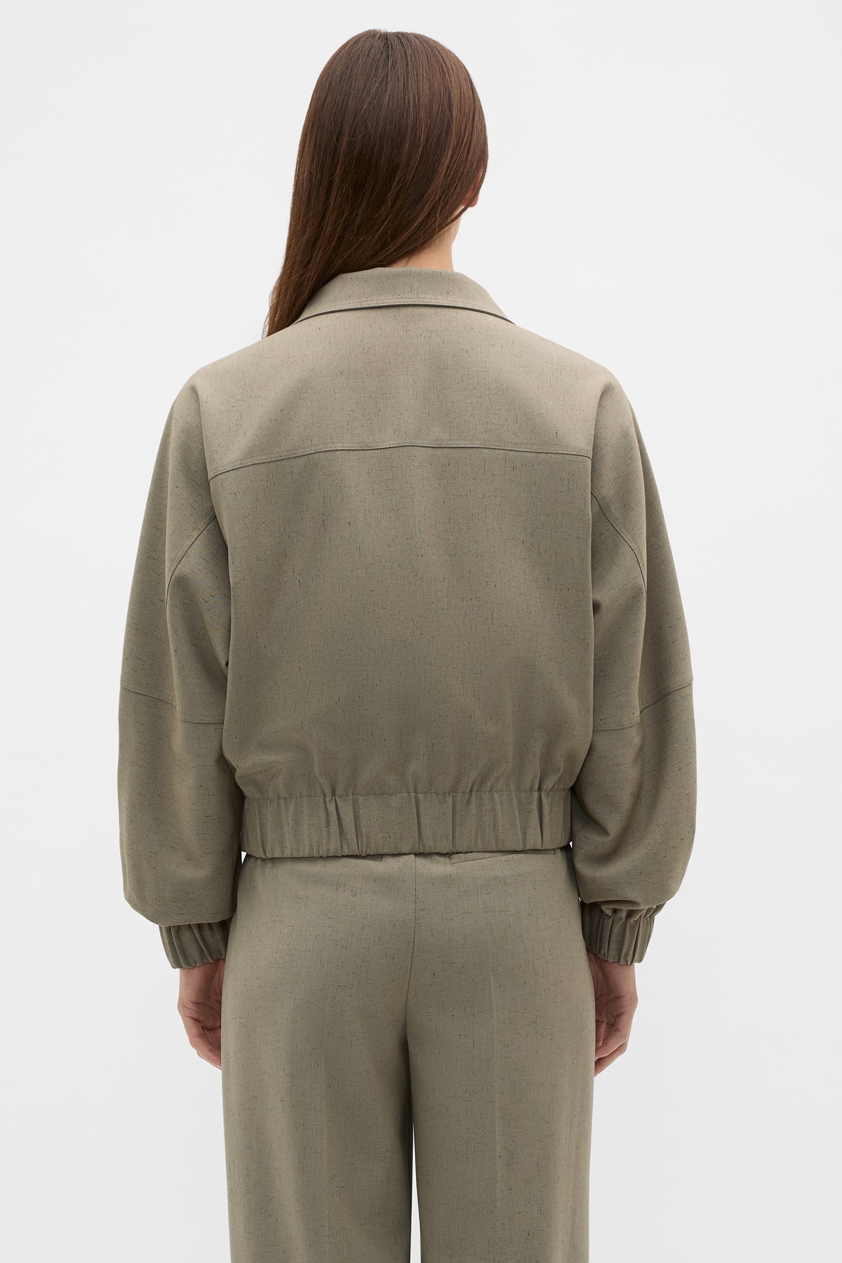 Nep Weave Bomber Jacket