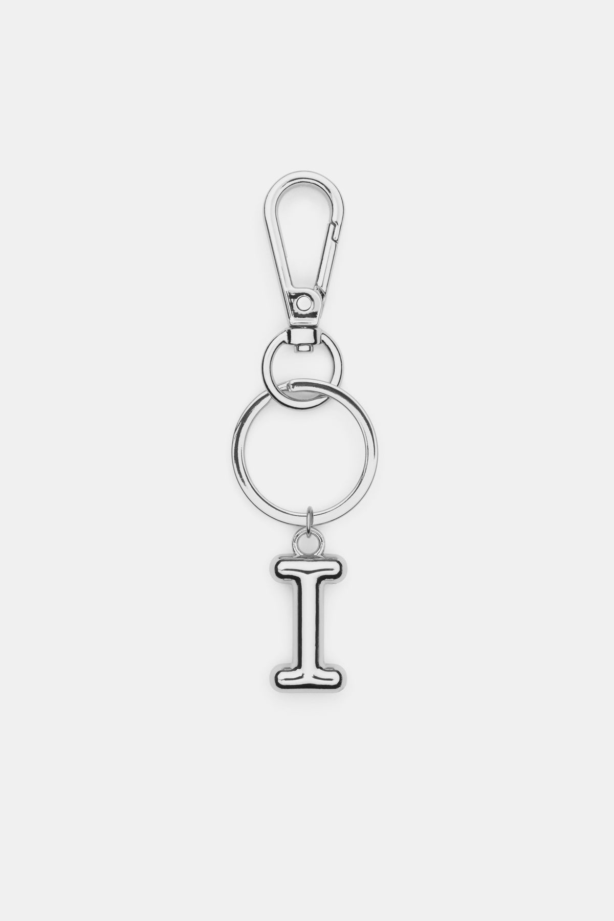 Silver Initial Keyring