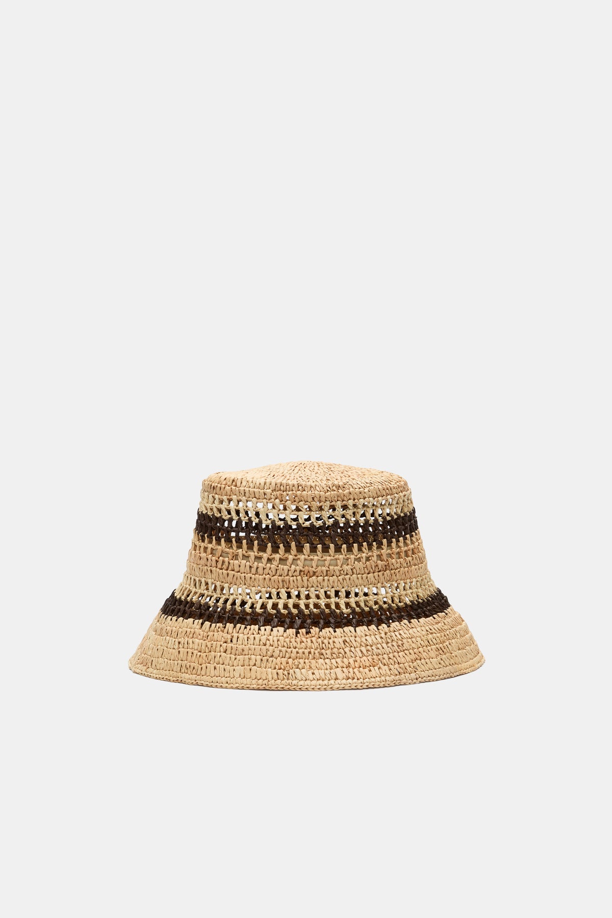 Multi Raffia Bucket Hat