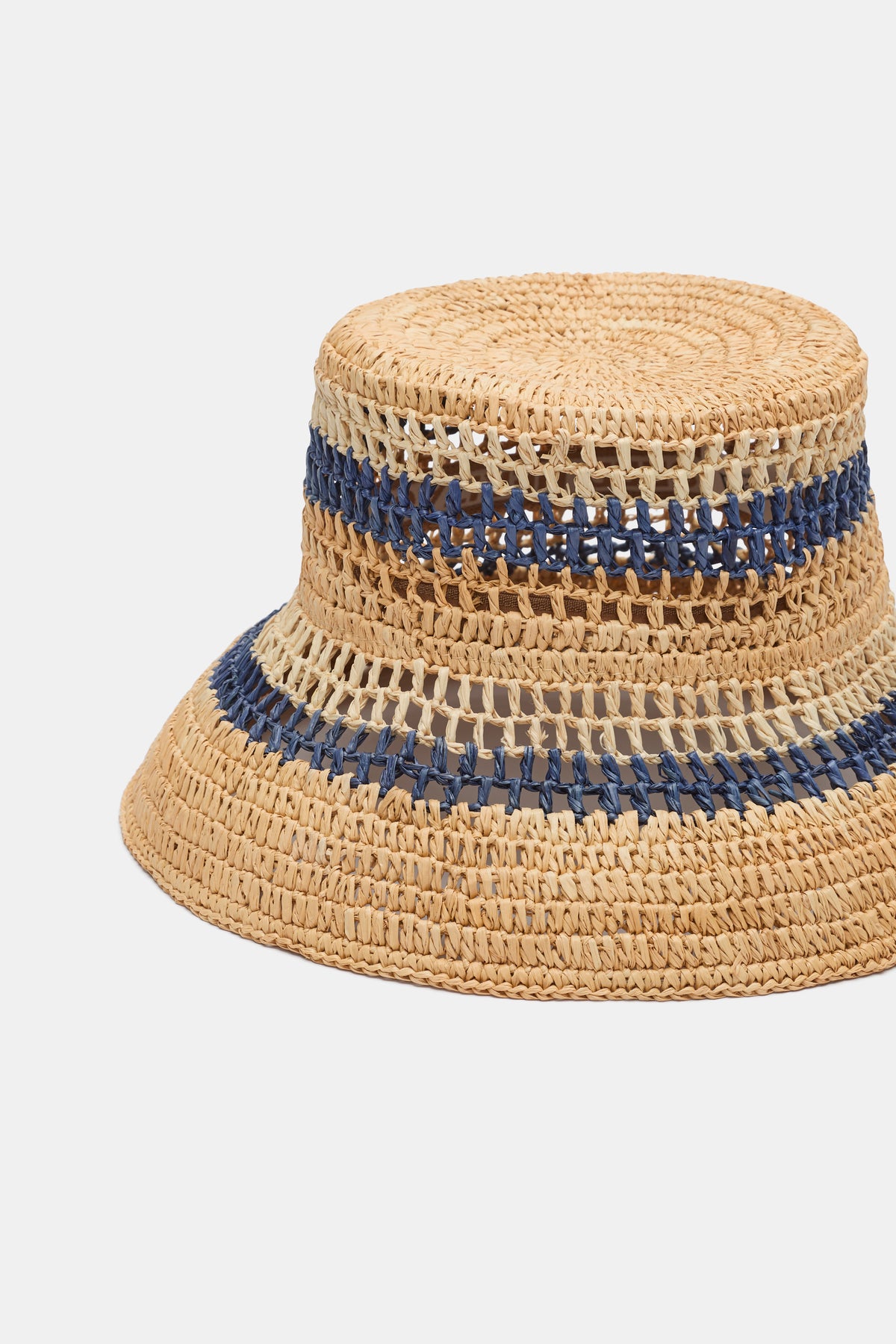 Multi Raffia Bucket Hat