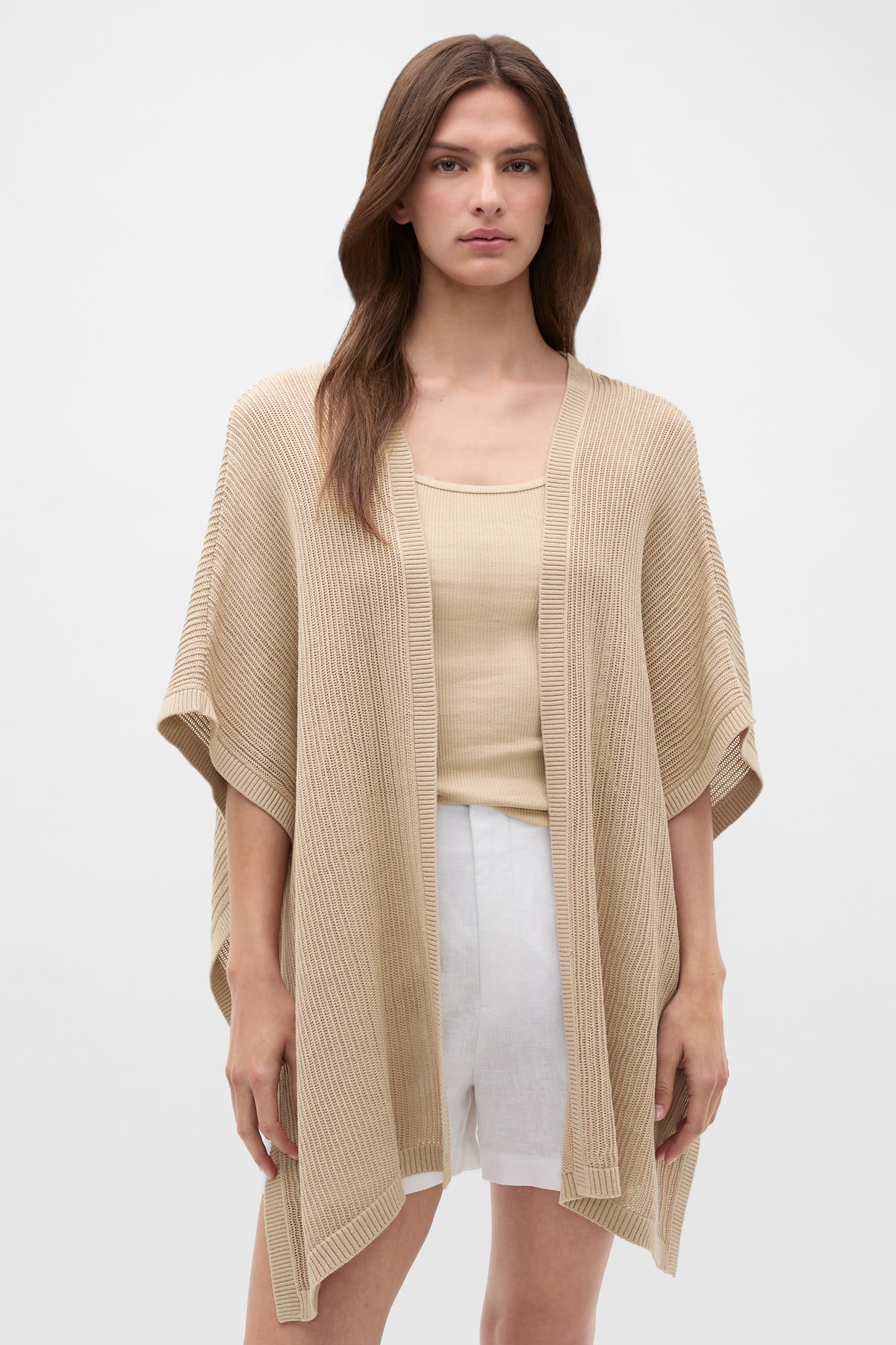 Open Weave Poncho